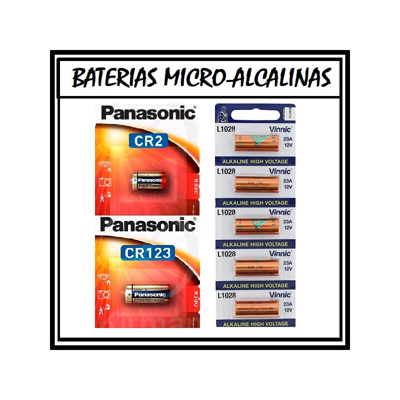 Baterías micro-alcalinas 1.5V